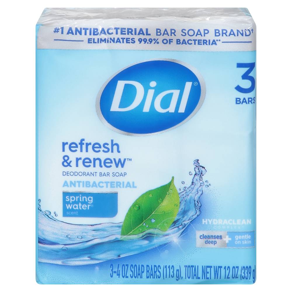 Dial Antibacterial Deodorant Soap (3 ct)