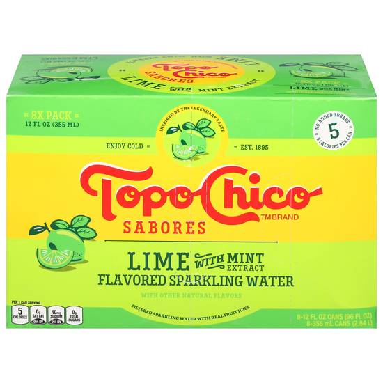 Topo Chico Sabores (96 fl oz) (lime)