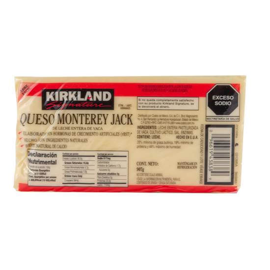 Kirkland Signature queso monterey jack