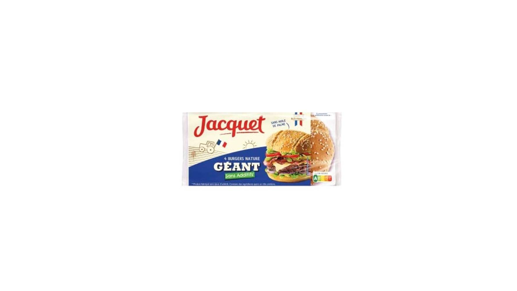 Jacquet - Pain spécial pour hamburger (4 pièces)