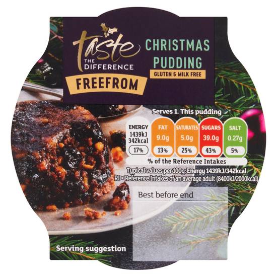 Sainsbury's Free From Christmas Pudding, Taste the Difference 100g