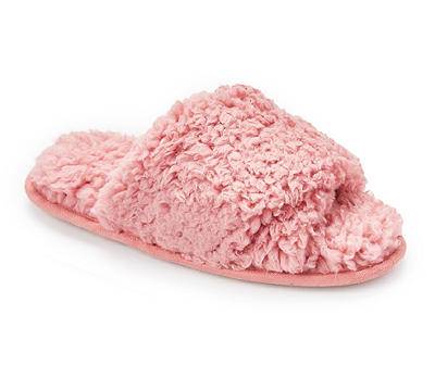 Women's L Rosewood X-Band Sherpa Slippers