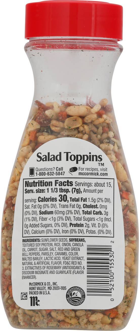 McCormick Crunchy & Flavorful Salad Toppings, 3.75 oz