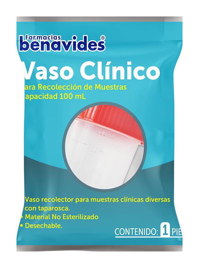 Farmacias Benavides · Vaso clínico