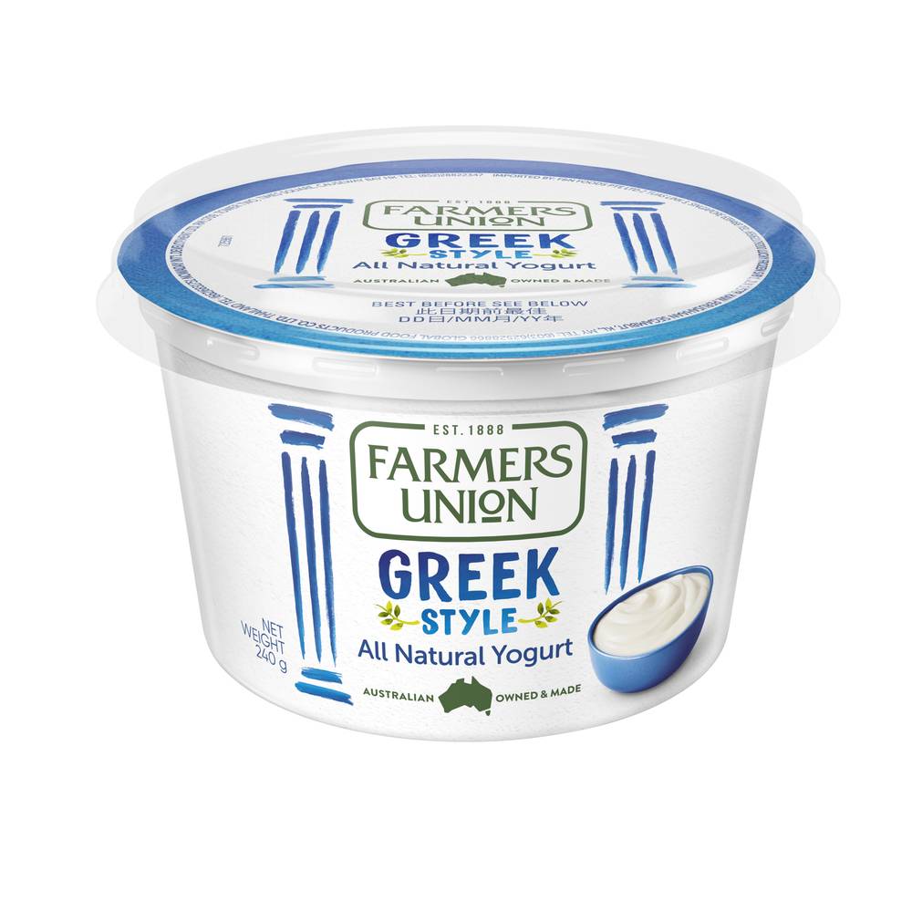 Farmers Union Greek Style All Natural Yogurt (240g)