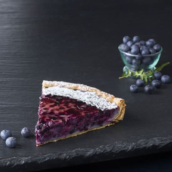 La part de tarte myrtille