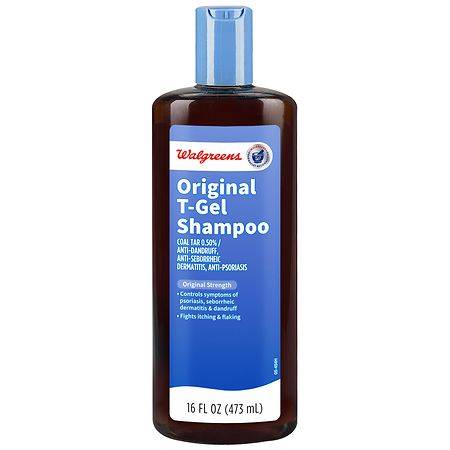 Walgreens T/Gel Therapeutic Anti Dandruff Shampoo Original Strength (16.69 oz)