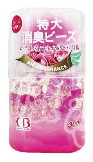 日本特大型消臭珠(玫瑰香300g#4931273301265