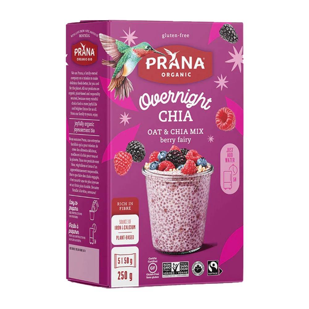 Prana Organic Overnight Chia Berry Fairy (250 g)