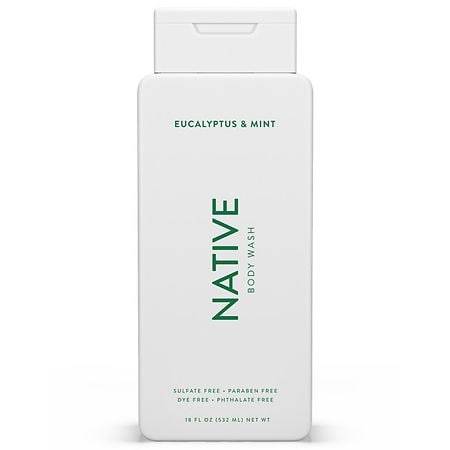 Native Body Wash Eucalyptus and Mint - 18.0 oz