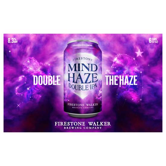 Firestone Walker Mind Haze Double Ipa Beer (6 ct, 12 oz)