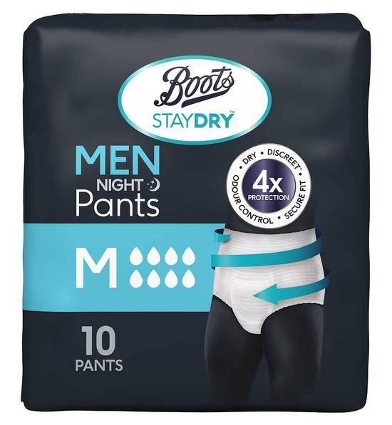 Boots Staydry Mens Night Pants (m)