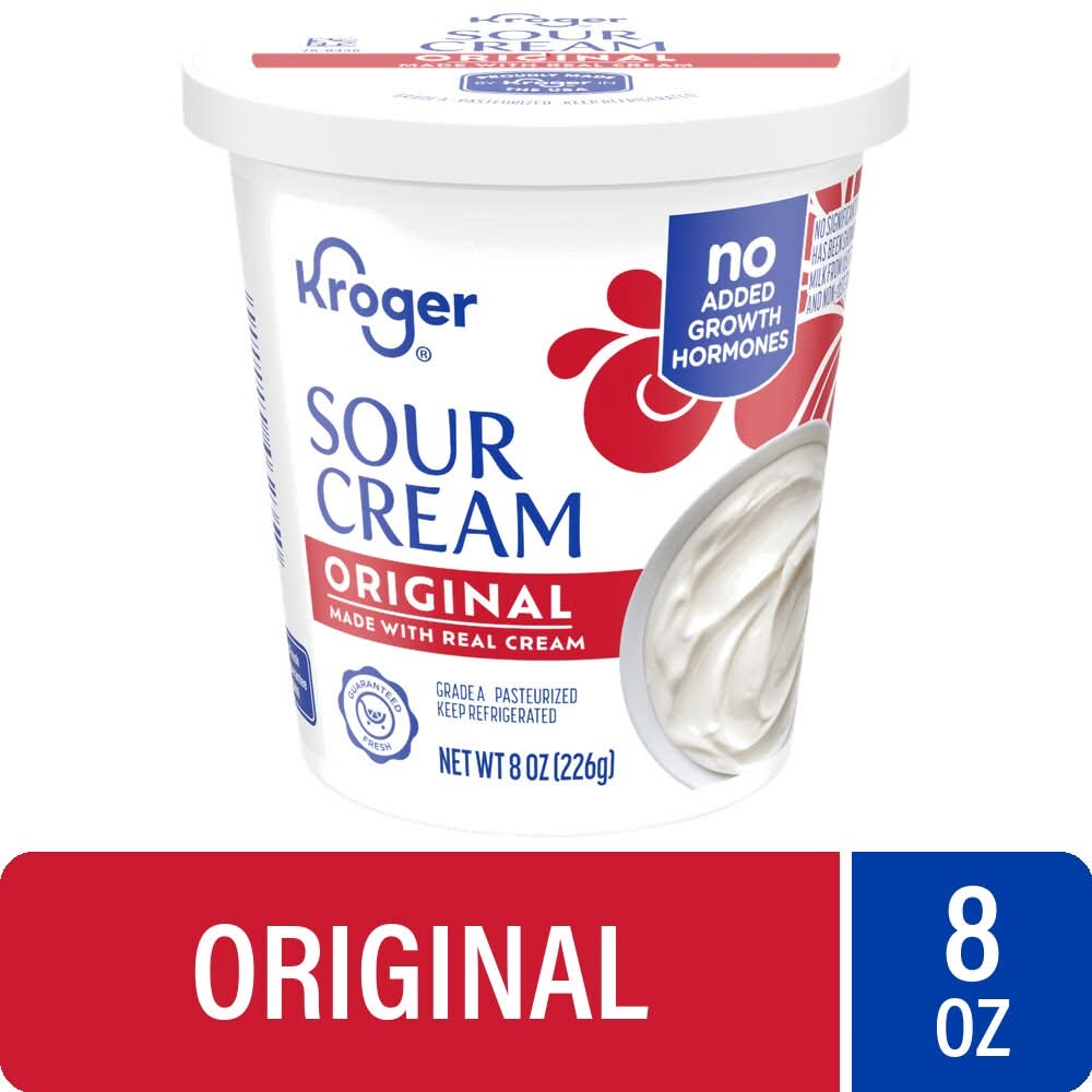 Kroger Sour Cream, Original (8 oz)