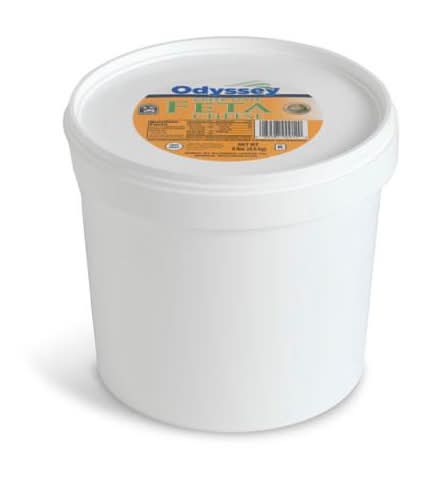ODYSSEY Greek Style Feta Cheese in Brine (9 lbs)