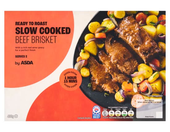 ASDA Beef, Ready To Roast Slow Cooked Brisket (400g)