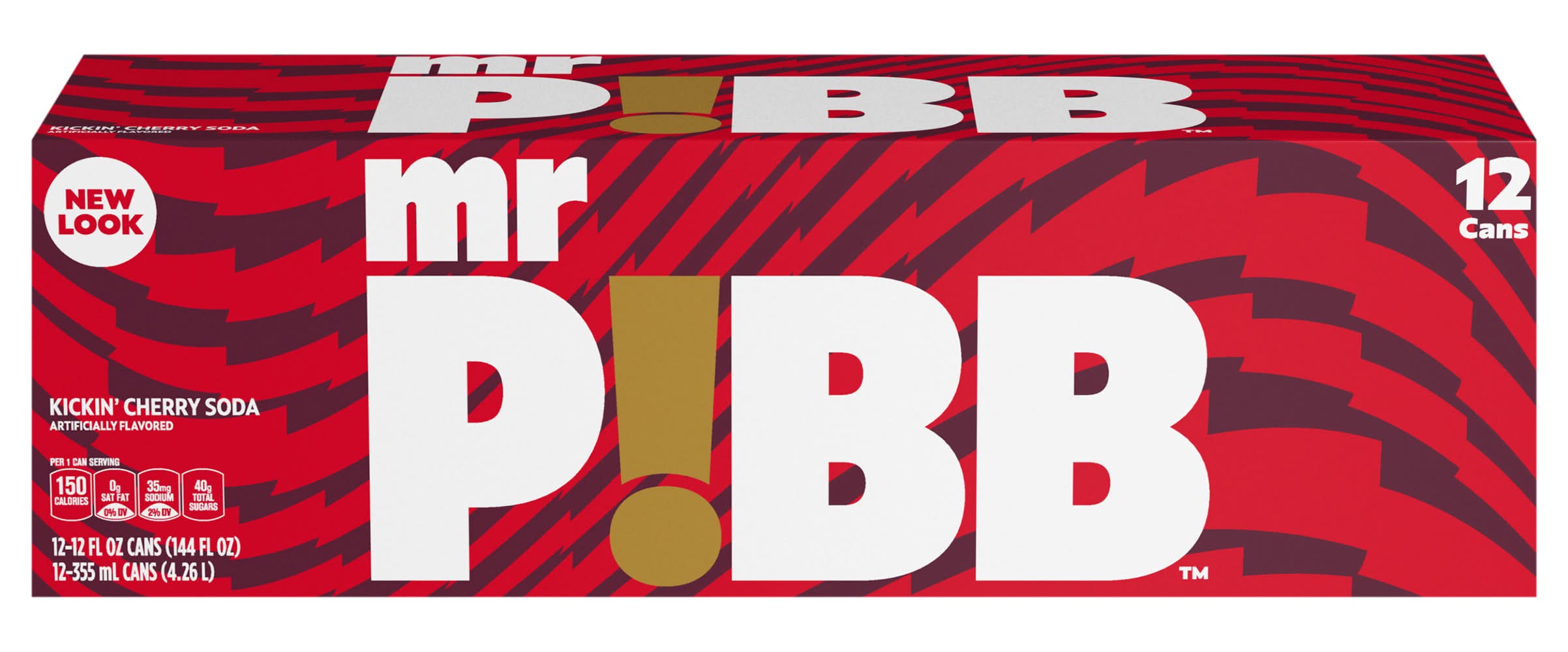 Mr. Pibb Kickin' Soda, Cherry (12 x 12 fl oz)