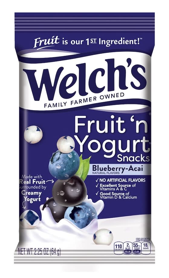 Welch's Fruit and Yogurt Snacks, Blueberry-Acai (2.25 oz)