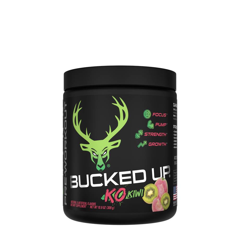 Bucked Up Pre-Workout Formulas Mixes (10.9 oz) (ko kiwi)