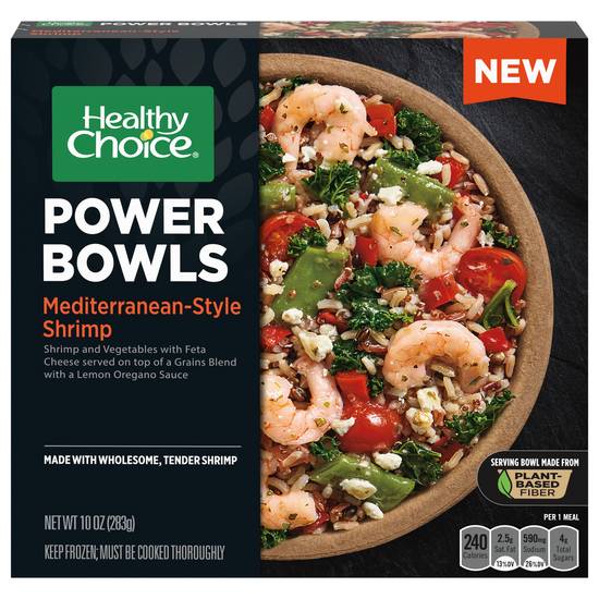 Healthy Choice Power Bowls Mediterranean-Style Shrimp Frozen Meal