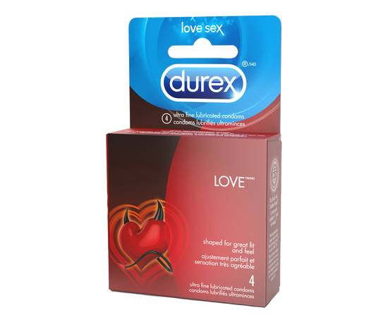 Durex Love Condoms (4 units)