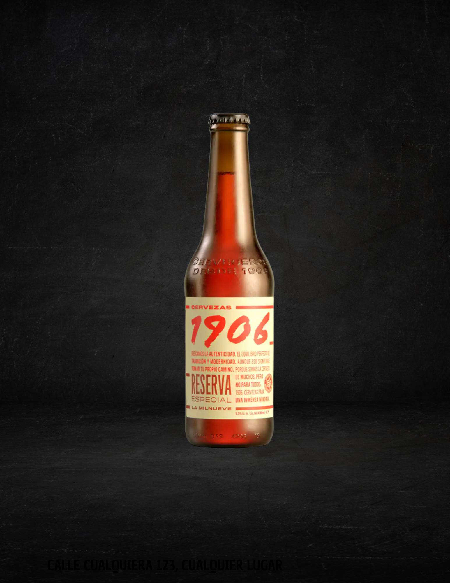 Cerveza clara 1906 reserva especial 330 ml