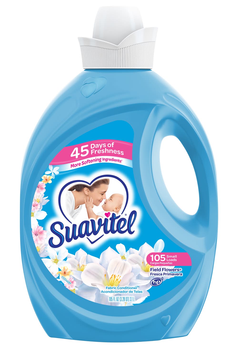 Suavitel Liquid Fabric Softener, Field Flowers (105 fl oz)