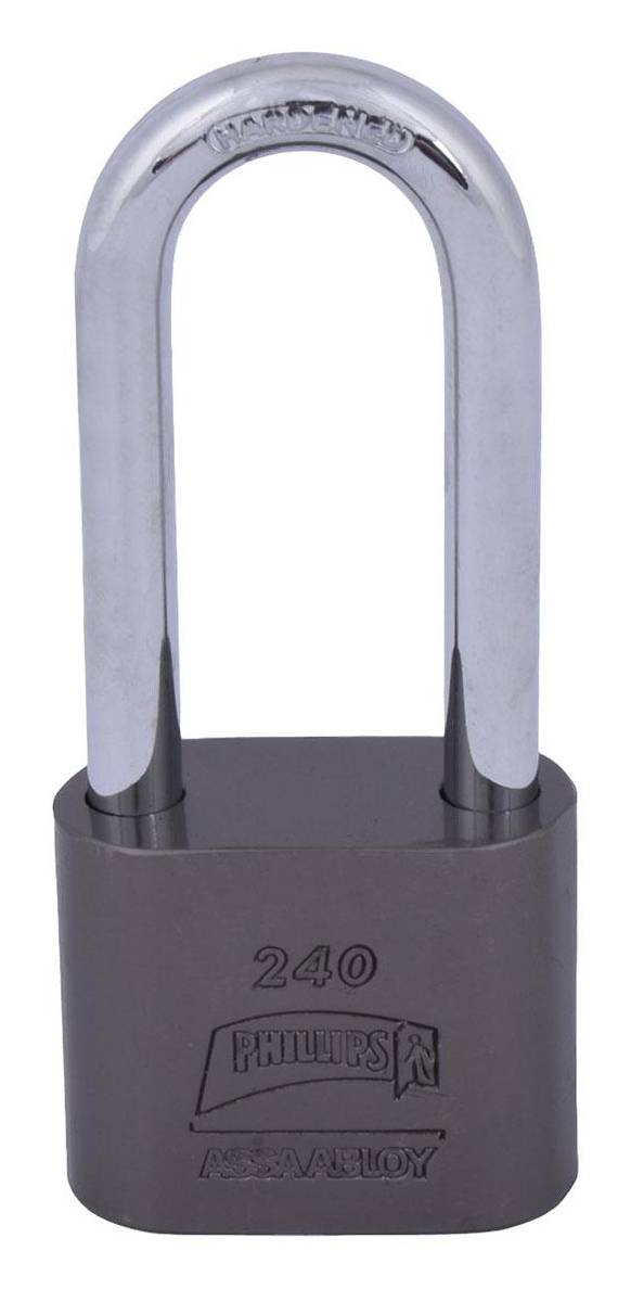 Phillips · Candado serie titanium de acero (75 g)