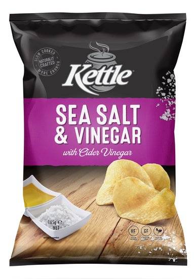 Kettle Sea Salt & Vinegar 165g