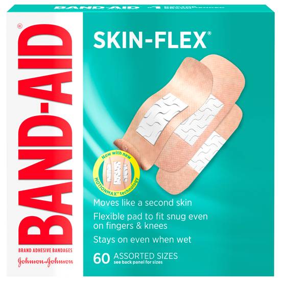 Band-Aid Skin-Flex Assorted Sizes Bandages (60 ct)