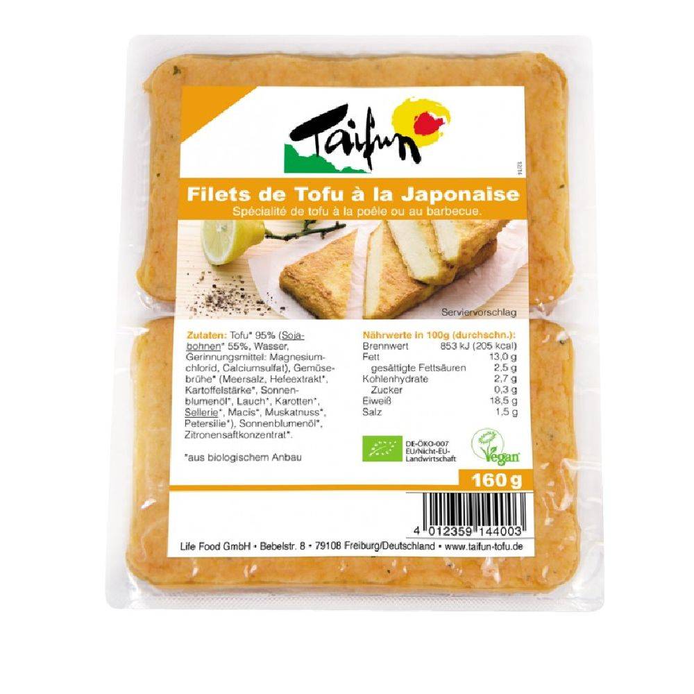 Taifun - Fillets de tofu bio à la japonaise