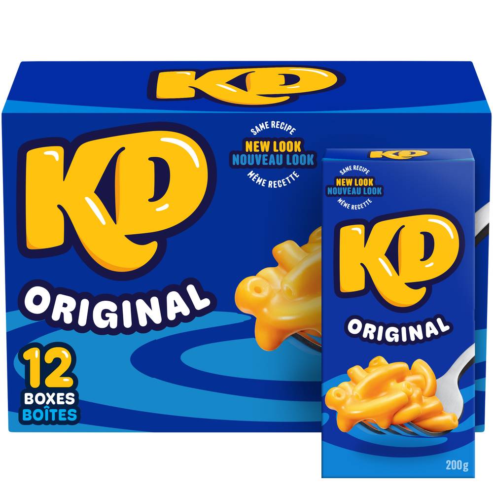 Kraft Dinner Original Macaroni & Cheese (12 x 200 g)