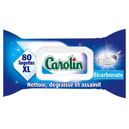 Carolin - Lingettes multi usages au bicarbonate (xl)
