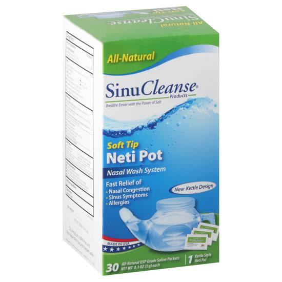 Sinucleanse Neti Pot Congestion and Sinus Symptoms Relief