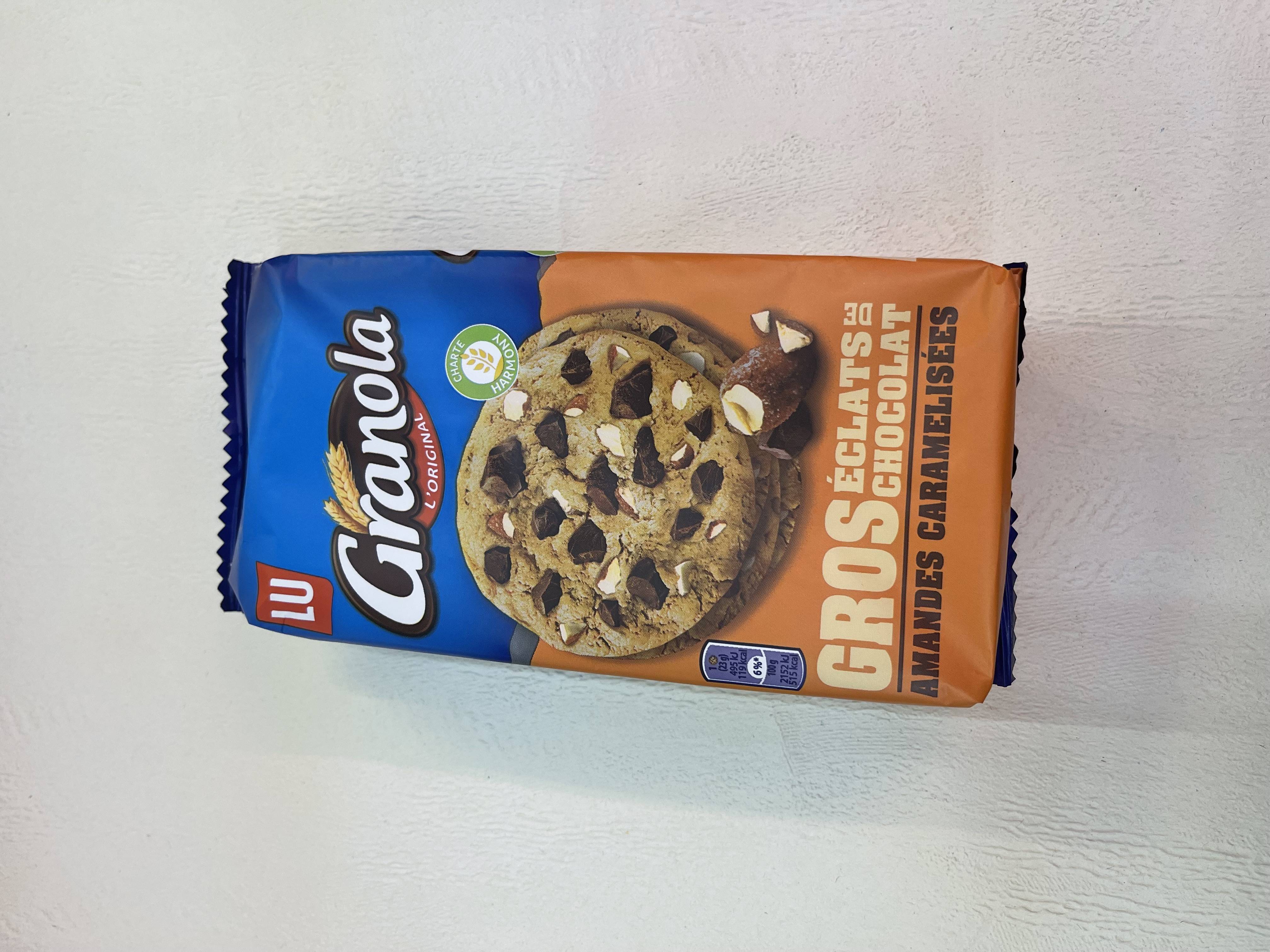 Granola Cookies  gros éclats amandes 184G
