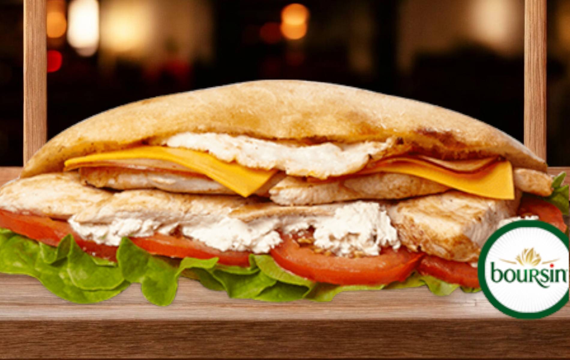 🥙 🧄 Menu Sandwich Boursin