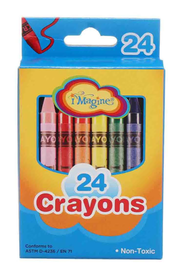 IMAG!NE Crayons 24 Ct
