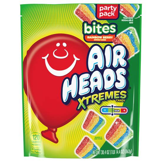 Airheads Xtremes Party Rainbow Berry Candy