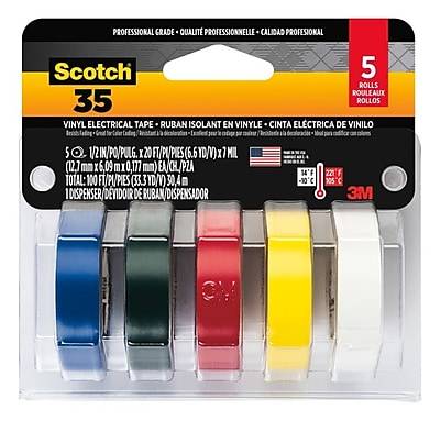 Scotch Professional Quality Electrical Tape (5 pack)