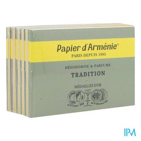 Papier Armenie Triple Carnet X12 Huile essentielle - Aromathérapie