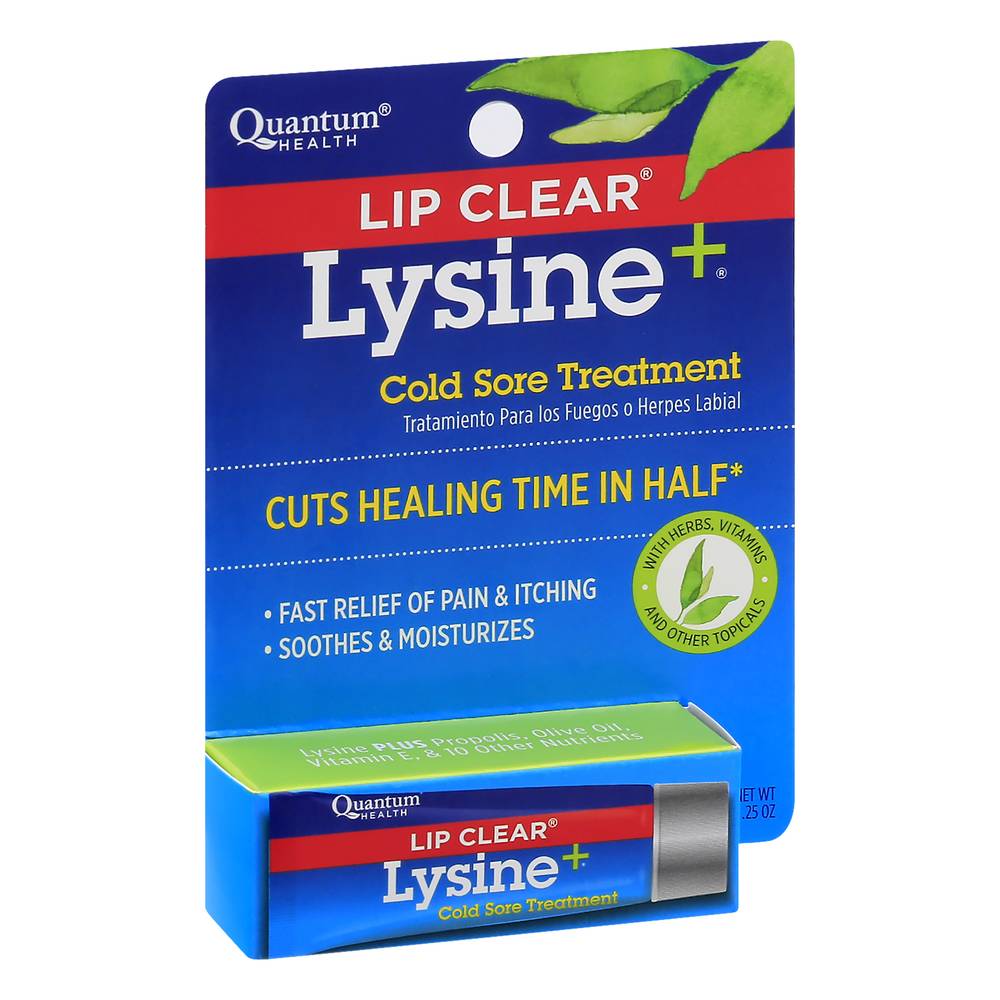 Quantum Lip Clear Lysine + Cold Sore Treatment (0.25 oz)