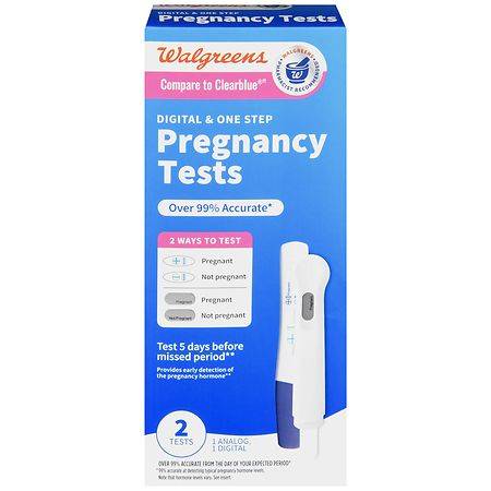 Walgreens Digital & Analog Pregnancy Test