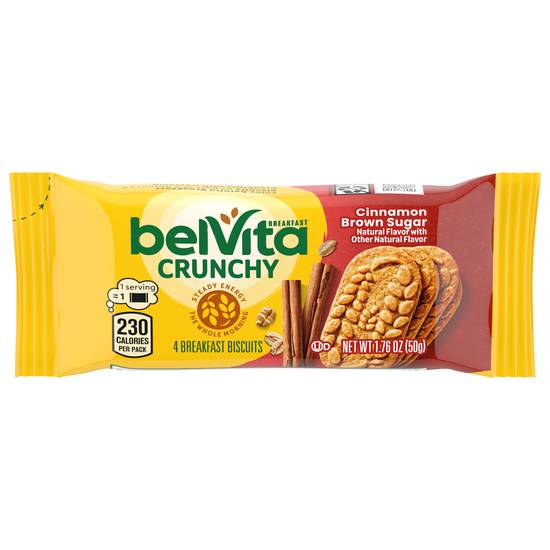 Belvita Cinnamon Brown Sugar Breakfast Biscuits (4 biscuits)