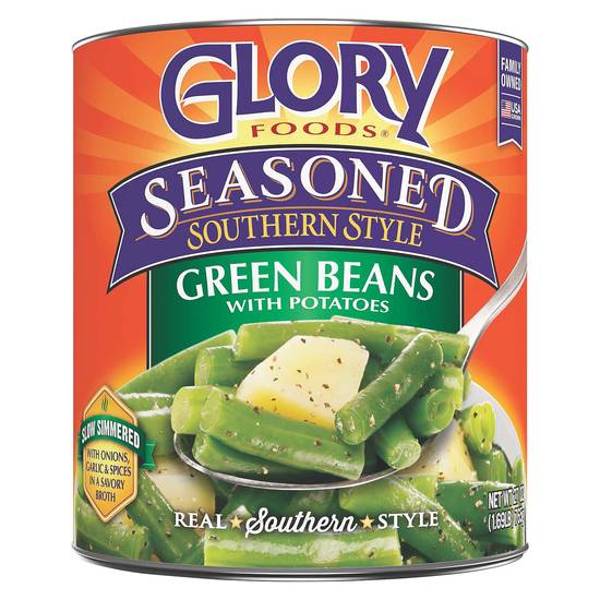 Glory Foods Southern Style Seasoned Green Beans With Potatoes (27 oz)