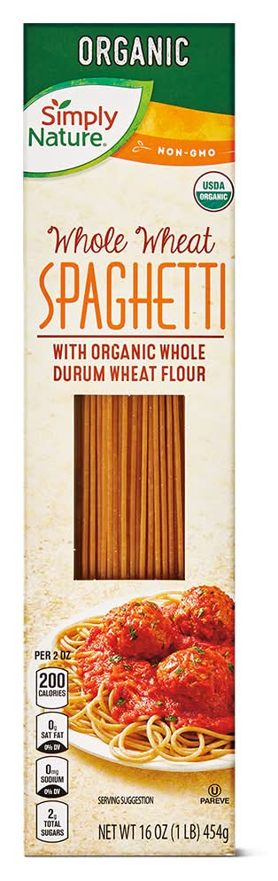 Simply Nature Organic Whole Wheat Spaghetti (16 oz)