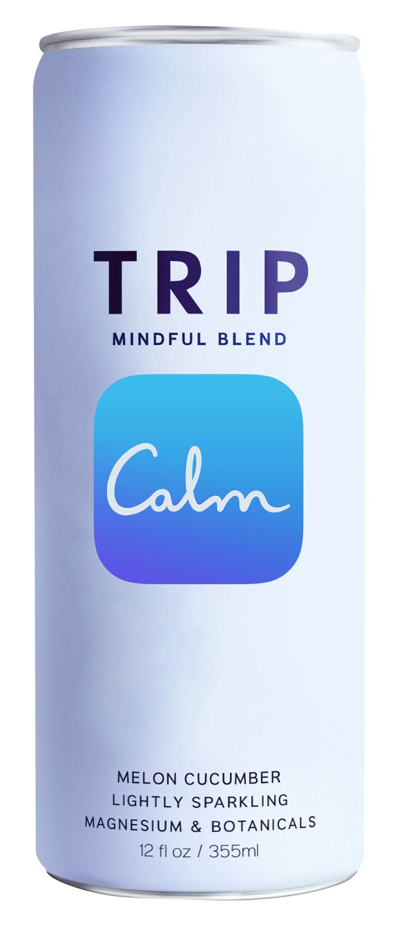 Trip Mindful Blend Melon Lightly Sparkling Magnesium & Botanicals, Cucumber (12 fl oz)