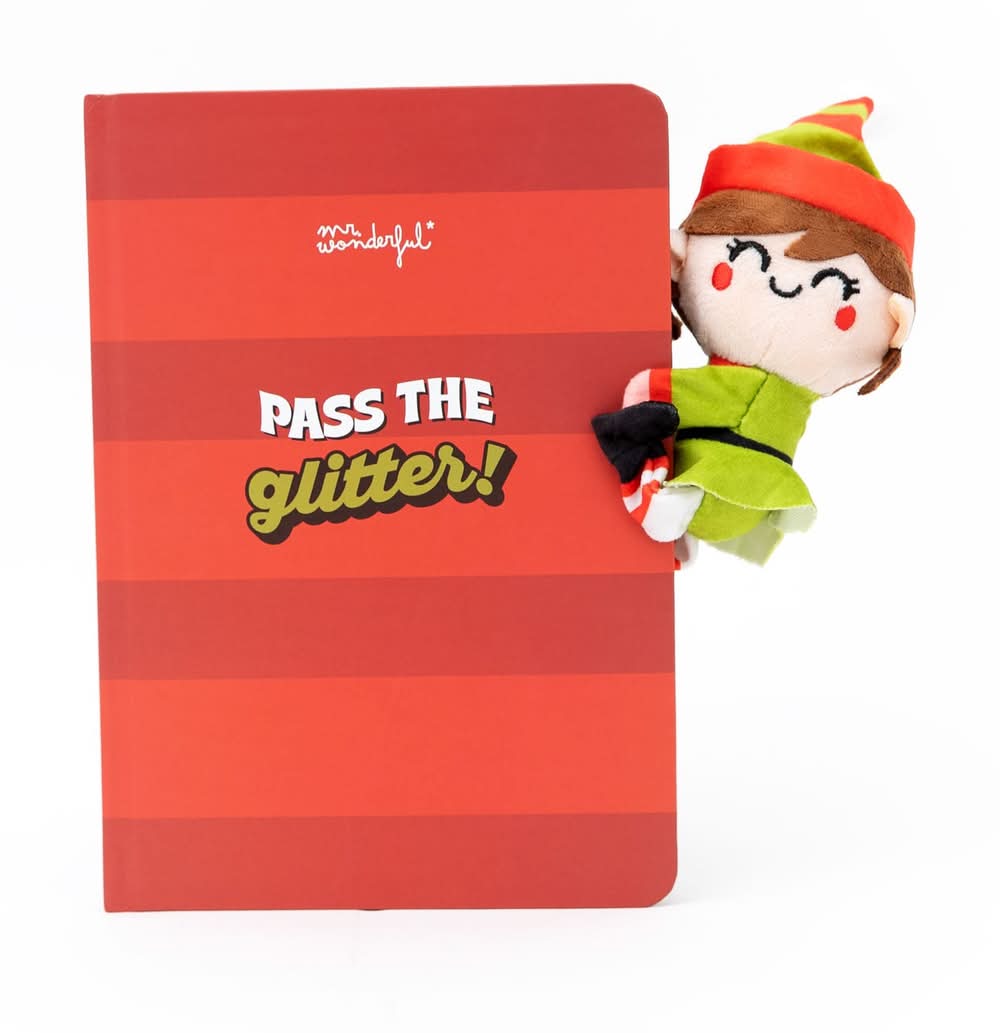 Caderno Formato A5 Peluche Duende -Pass Glitter!