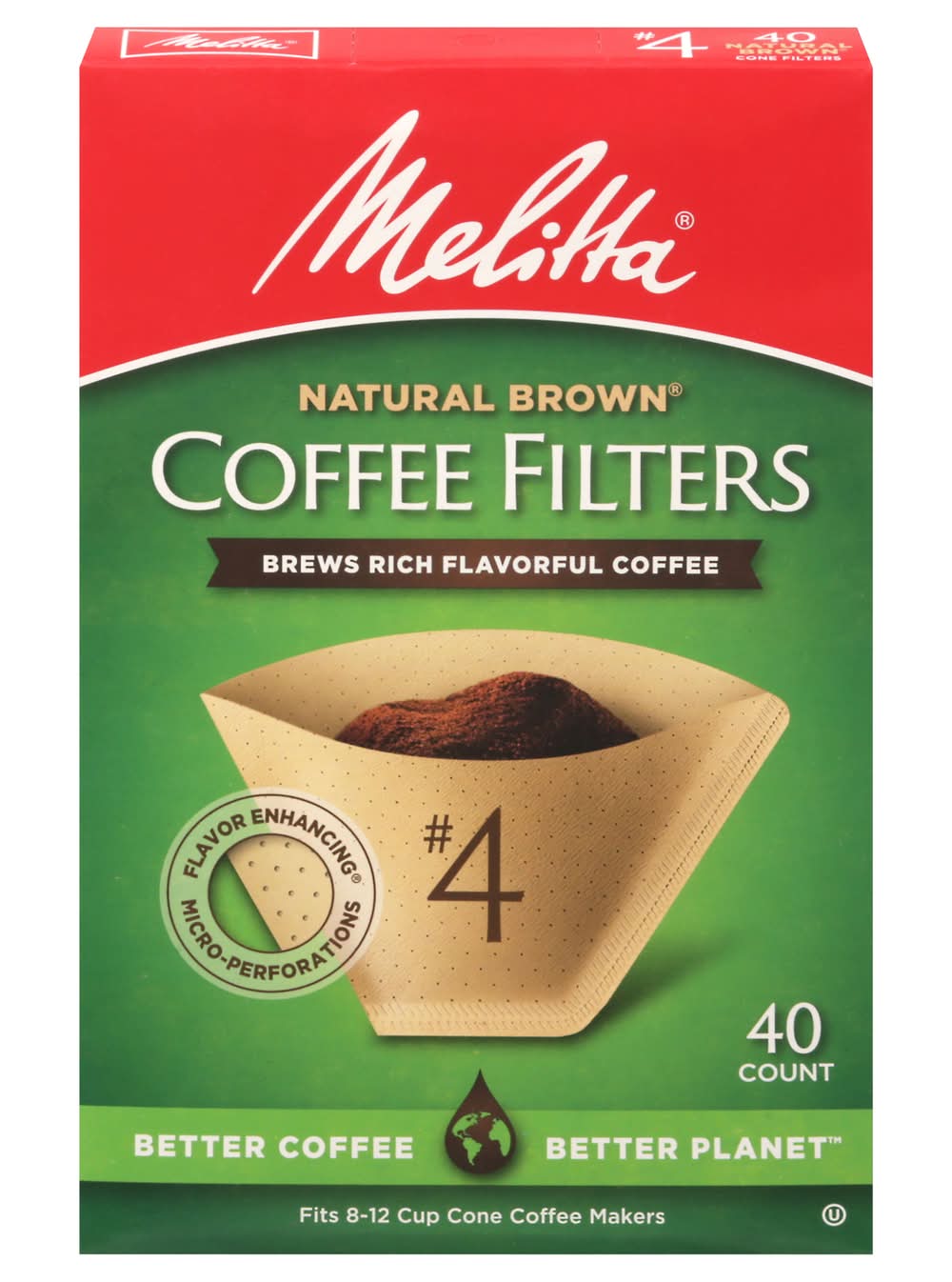 Melitta Natural Brown Super Premium Coffee Filters