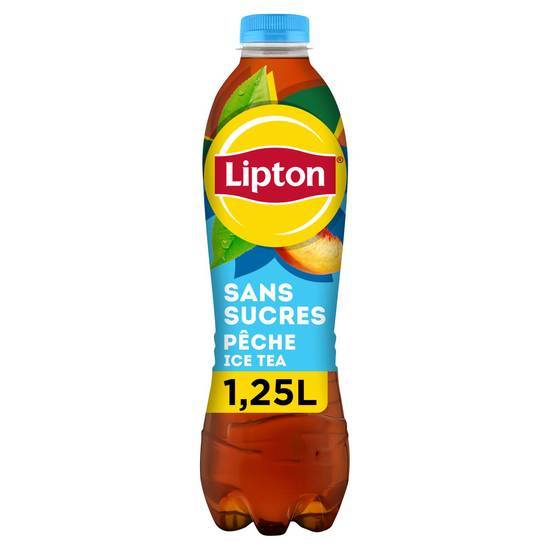 Lipton ice tea saveur pêche sans sucres 1,25 l