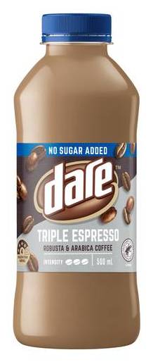Dare No Added Sugar Triple Espresso Iced Coffee 500ml