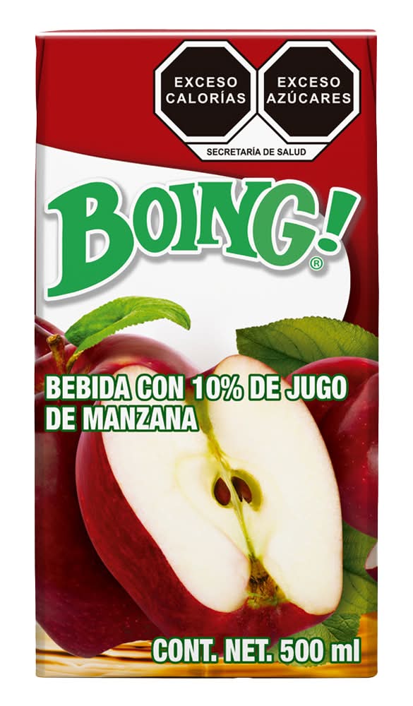 Boing · Bebida de jugo, manzana (500 ml)